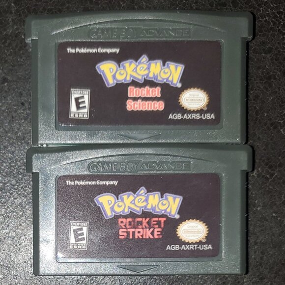 Pokemon Rocket Science and Rocket Strike GBA ROM Hack Game Custom Nintendo - Picture 1 of 8